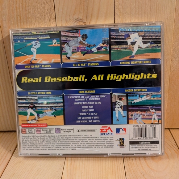 Triple Play 99 PlayStation Game Used - Picture 3 of 5